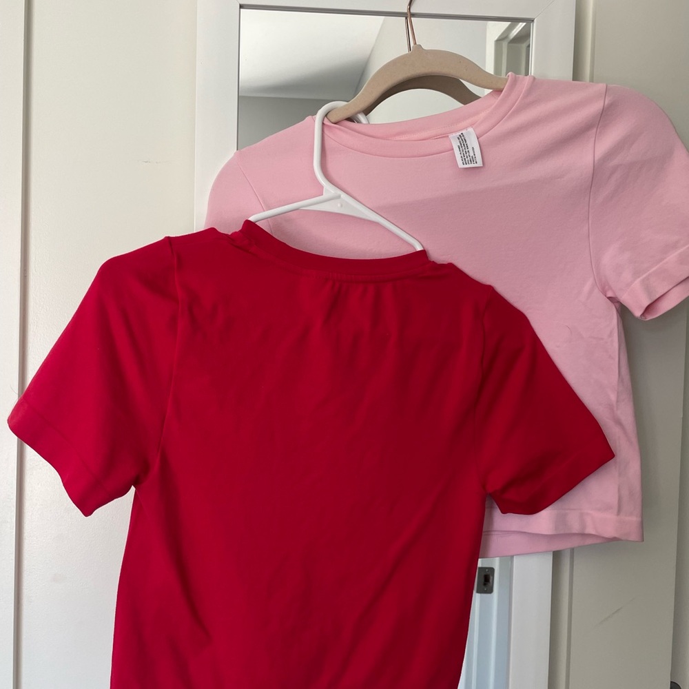 2 shirt bundle!! Pink and Red T-Shirt